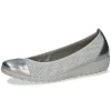 Caprice ballerines 22103 blanc argent