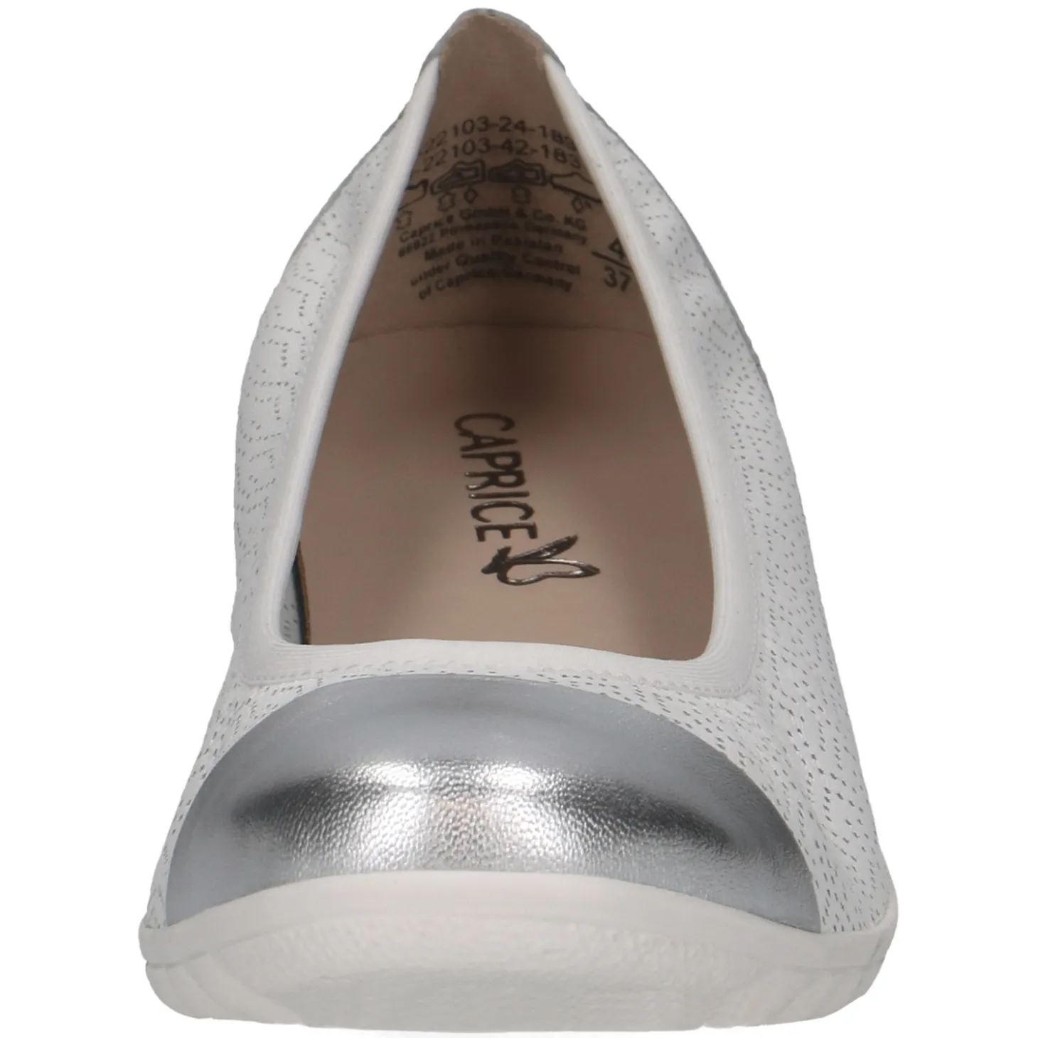 caprice_ballerines__blanc_1-1.webp Caprice ballerines 22103 blanc argent