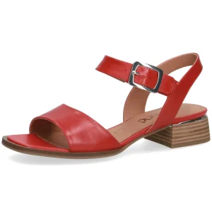 Caprice nu pieds sandales 28207 rouge