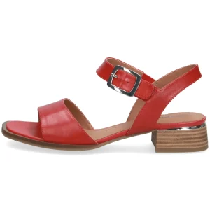 Caprice nu pieds sandales 28207 rouge