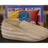 Chausse mouton chaussons duvet 5a creme