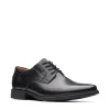 Clarks derbies tilden plain noir