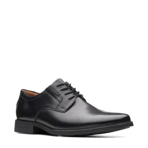 Clarks derbies tilden plain noir