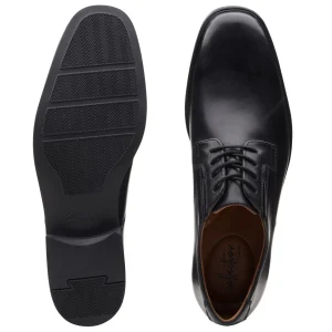 Clarks derbies tilden plain noir