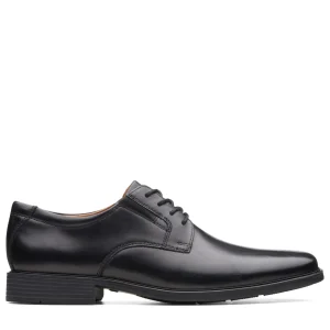 Clarks derbies tilden plain noir