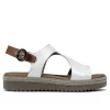 Dorking nu pieds sandales d8234 blanc