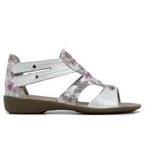 Dorking nu pieds sandales d6769 blanc multicouleurs