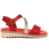 Dorking nu pieds sandales d8820 rouge