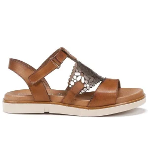 Dorking nu pieds sandales d8732 marron