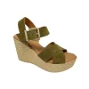 Eva  frutos nu pieds sandales 1916 kaki