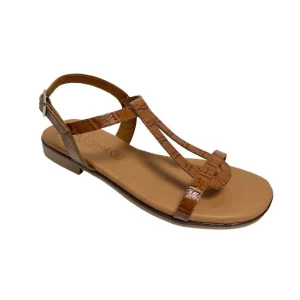 Eva  frutos nu pieds sandales 3011 marron