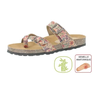 Ferchi nu pieds sandales fe 4 bel multicouleurs