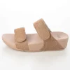 Fitflop nu pieds sandales lulu adjustable rose or