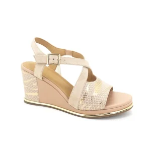 Fugitive nu pieds sandales iruze blanc hibiscus