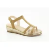 Fugitive nu pieds sandales betune taupe