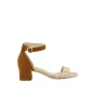 Fugitive nu pieds sandales laeti marron