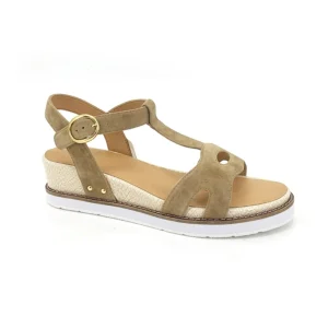 Fugitive nu pieds sandales bilisa marron