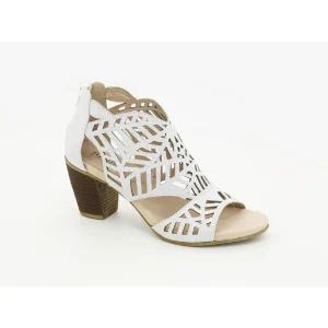 Fugitive nu pieds sandales delfe argent