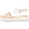 Gabor nu pieds sandales 42744 blanc rose