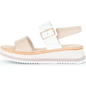 Gabor nu pieds sandales 42744 blanc rose