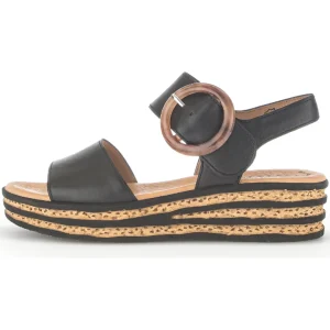Gabor nu pieds sandales 24550 27 noir