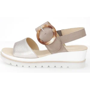 Gabor nu pieds sandales 24645 or multicouleurs