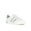 Geox baskets d351bb blanc argent