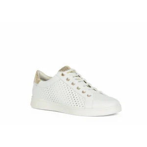 Geox baskets d151bb blanc or