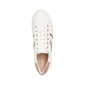 Geox baskets d351bb blanc rose