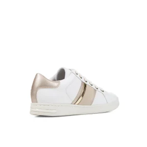 Geox baskets d361be blanc or