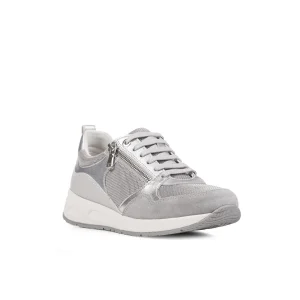 Geox baskets d35nqa argent