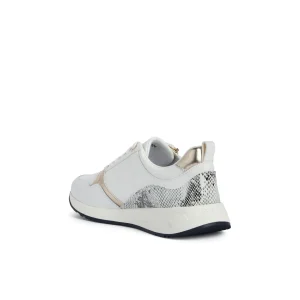 Geox baskets d35nqa blanc or