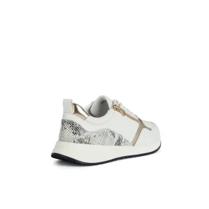 Geox baskets d35nqa blanc or