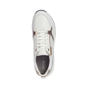 Geox baskets d35nqa blanc or