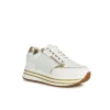Geox baskets d35qhe blanc or