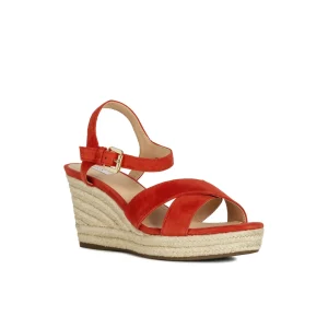 Geox nu pieds sandales d92n7a rouge