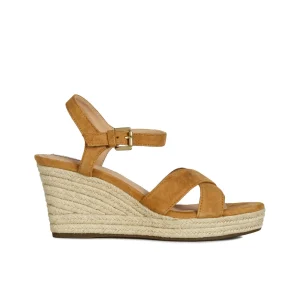 Geox nu pieds sandales d92n7a curry