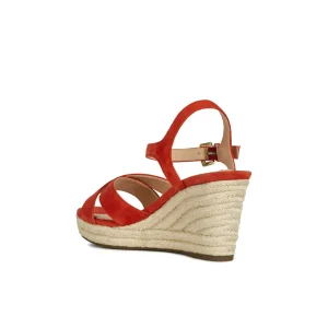 Geox nu pieds sandales d92n7a rouge