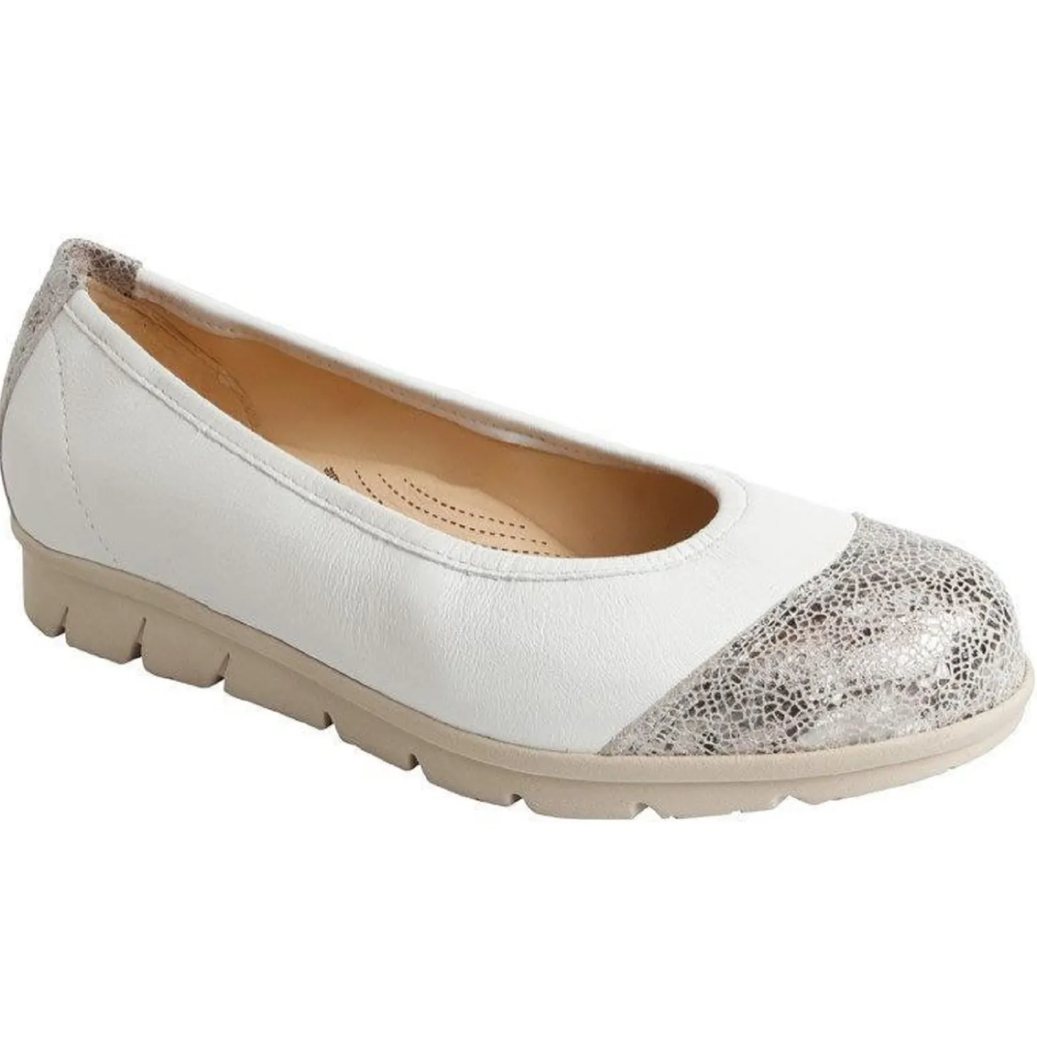 houcke_ballerines__kb_bla_0.webp Houcke ballerines 77310 kb blanc argent