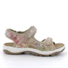 Imac s. nu pieds sandales 559230 rose multicouleurs