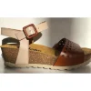 Jordana nu pieds sandales 4144 cognac