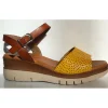 Jordana nu pieds sandales 4192 jaune