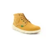 Kickers chaussures a lacets kick hi jaune