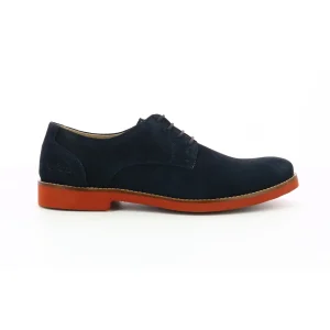 Kickers chaussures a lacets mandam marine
