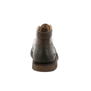 Kickers chaussures a lacets clubey marron