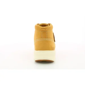 Kickers chaussures a lacets kick hi jaune