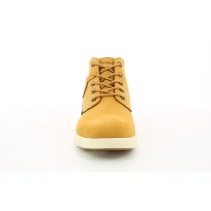 Kickers chaussures a lacets kick hi jaune