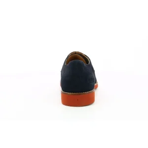 Kickers chaussures a lacets mandam marine