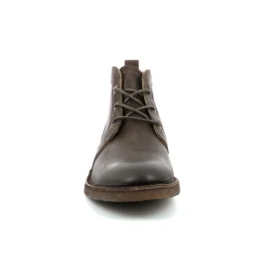 Kickers chaussures a lacets clubey marron