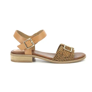 Kickers nu pieds sandales bucidi camel